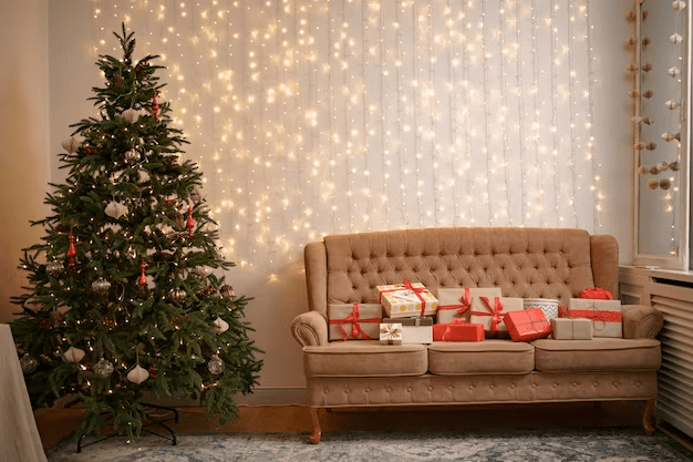 Home decor christmas ideas with light to create a cozy ambience